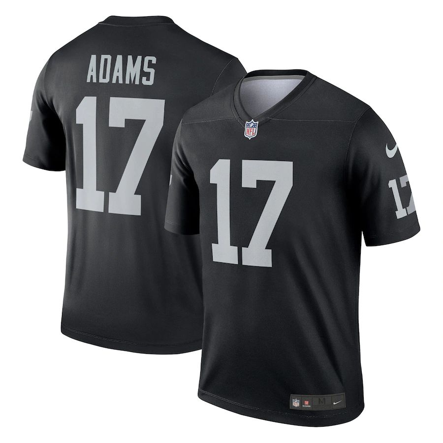 Men Las Vegas Raiders 17 Davante Adams Nike Black Legend NFL Jersey